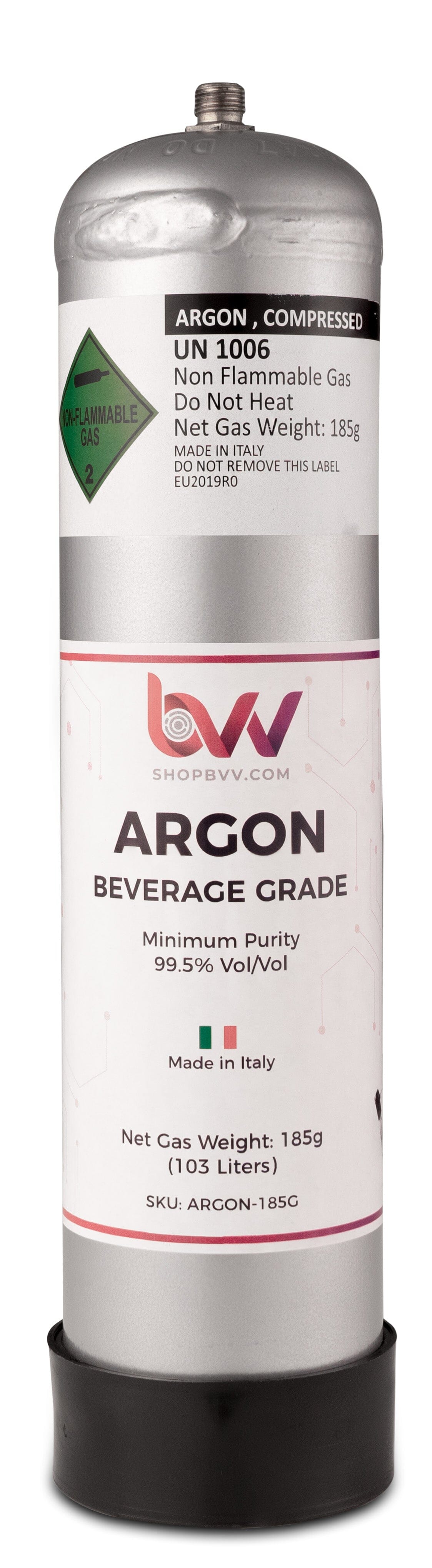 Argon Gas 99.5% -  Pure gas for preserving terpenes in flowers and concentrates