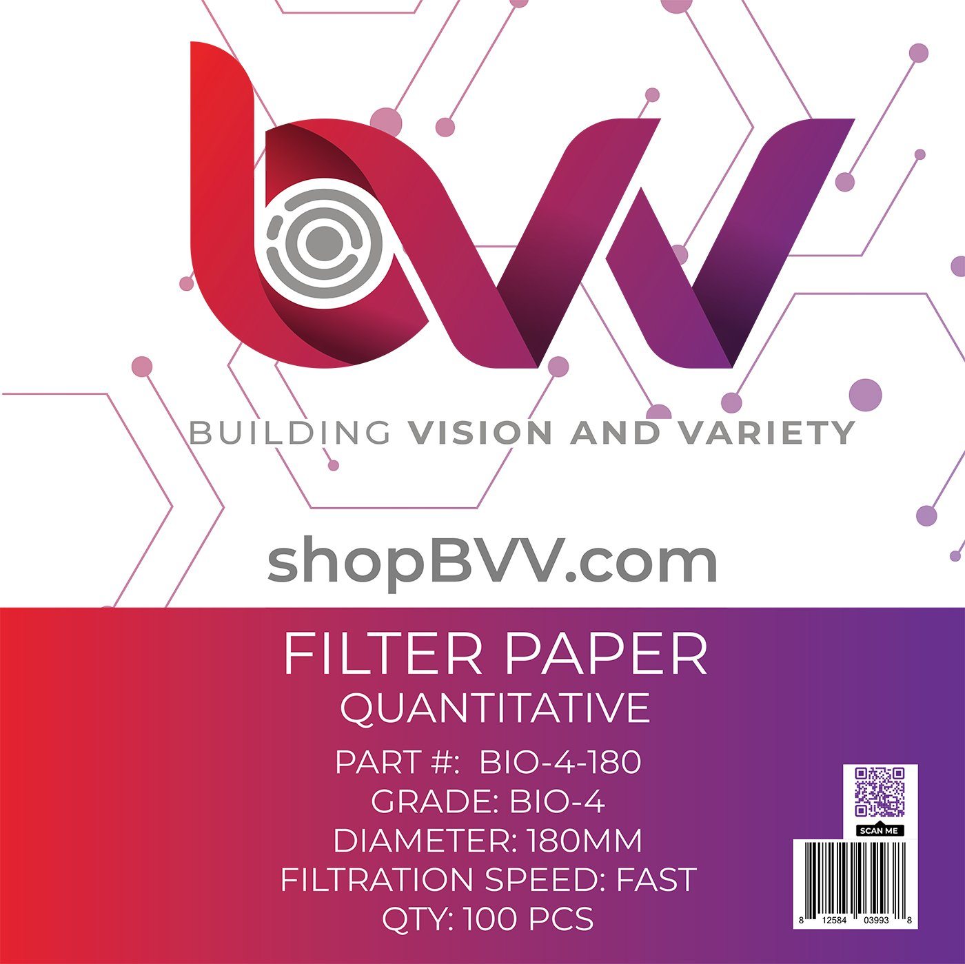 Ashless Filter Papers - 180MM - Qualitative