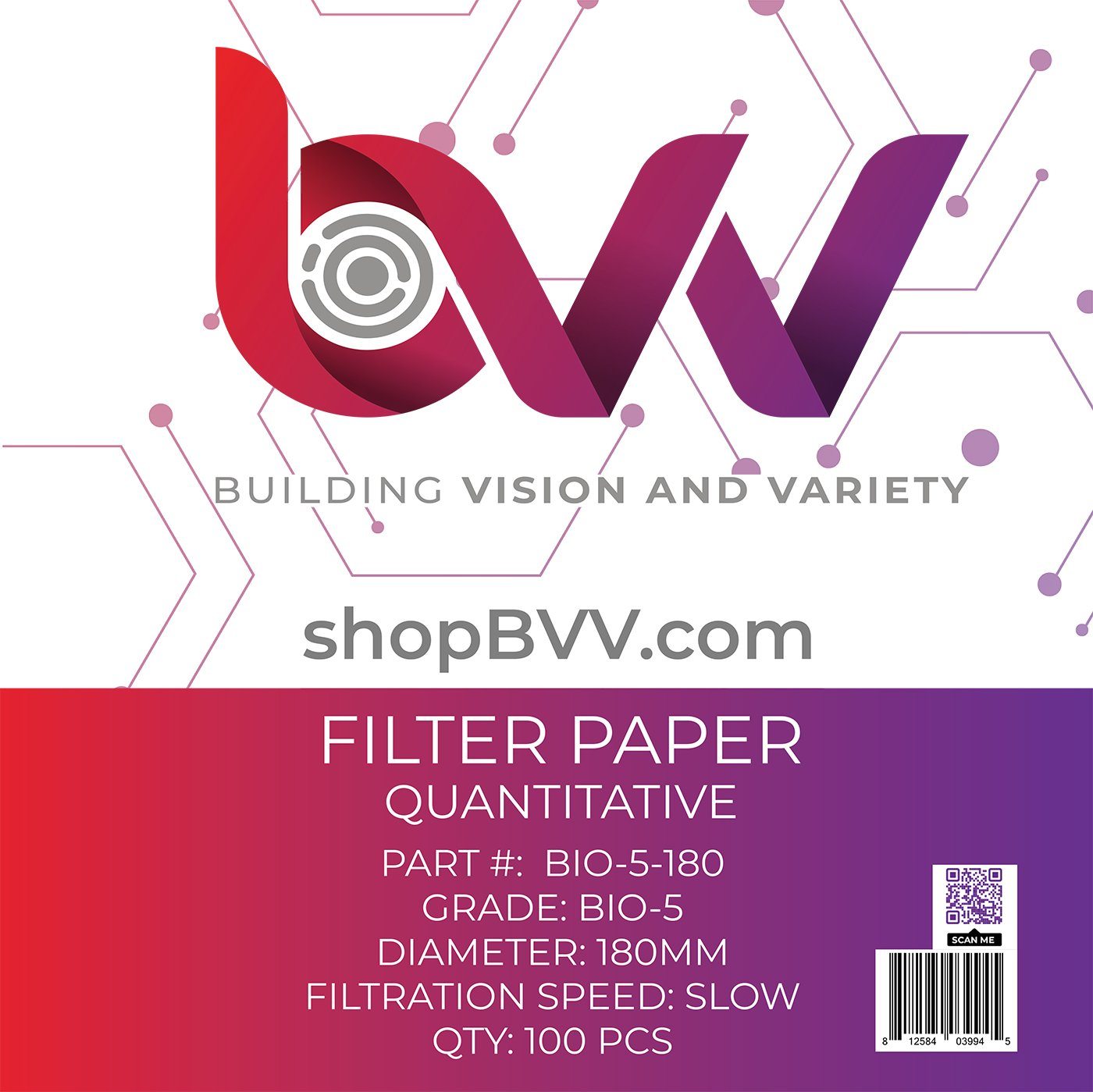 Ashless Filter Papers - 180MM - Qualitative