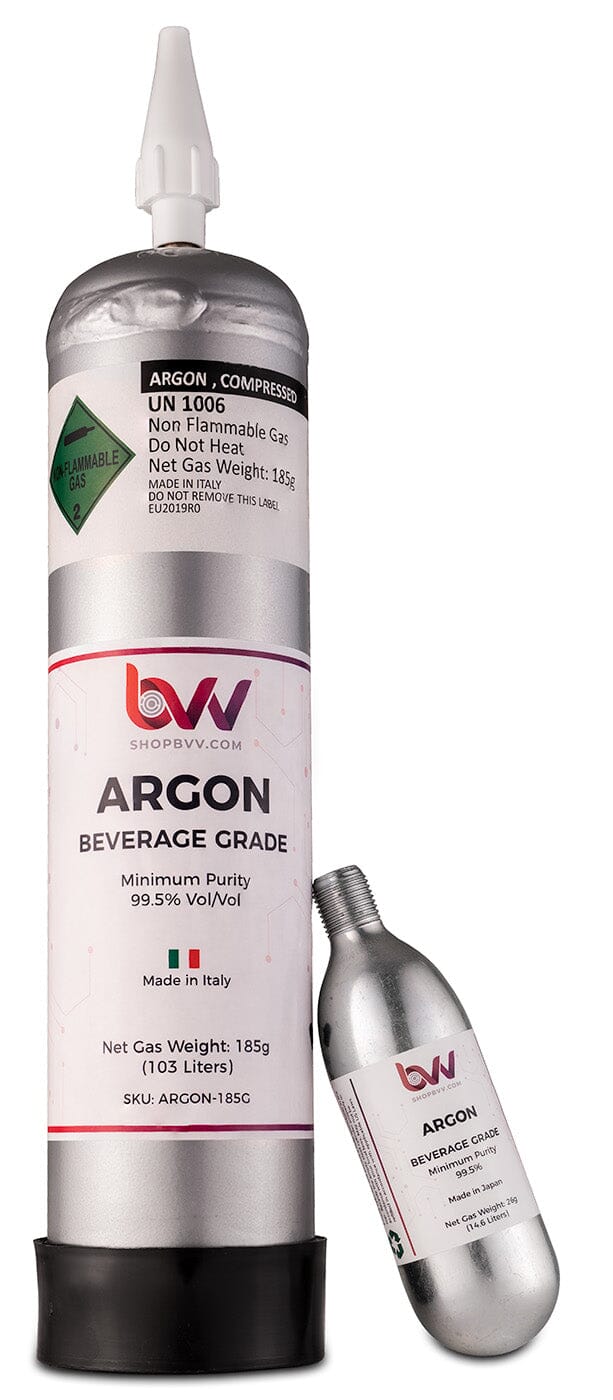 Argon Gas 99.5% -  Pure gas for preserving terpenes in flowers and concentrates