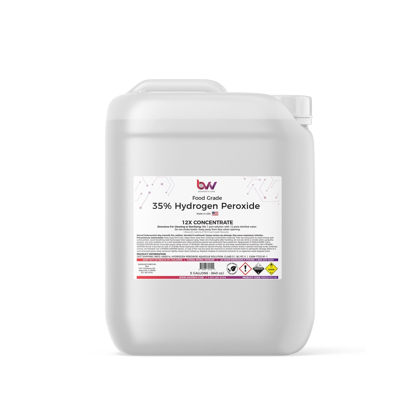 35% Food Grade Hydrogen Peroxide H2O2 (Food Grade)