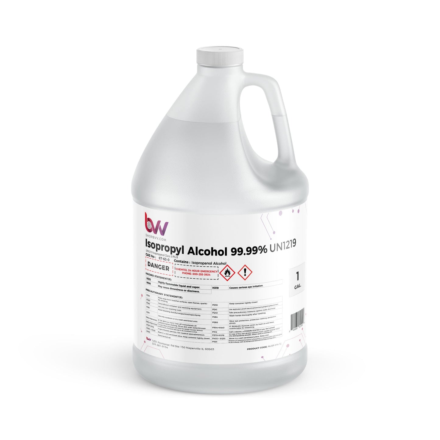 BVV™ High Purity Isopropyl Alcohol IPA 99%