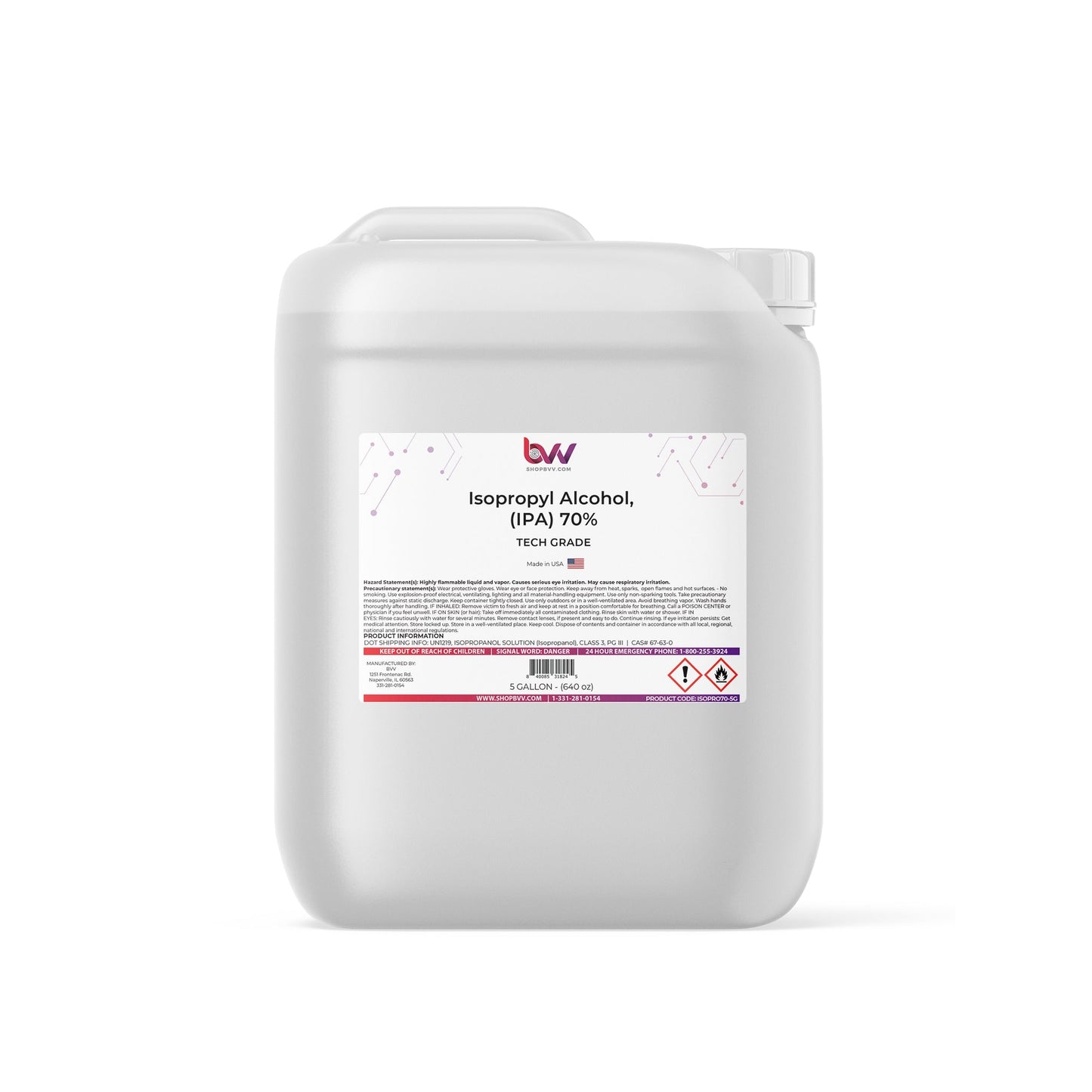 BVV Isopropyl Alcohol 70% USP