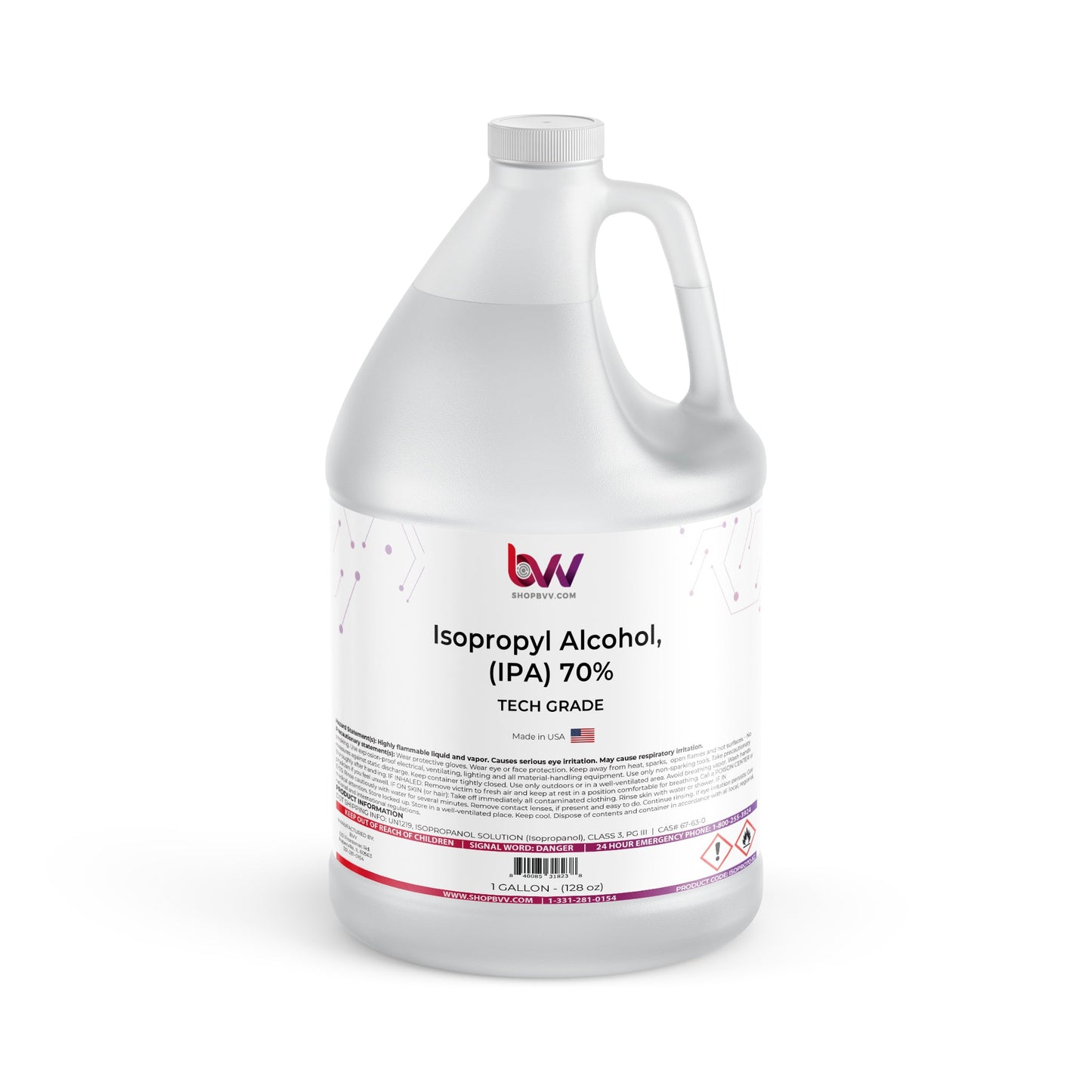 BVV Isopropyl Alcohol 70% Tech Grade