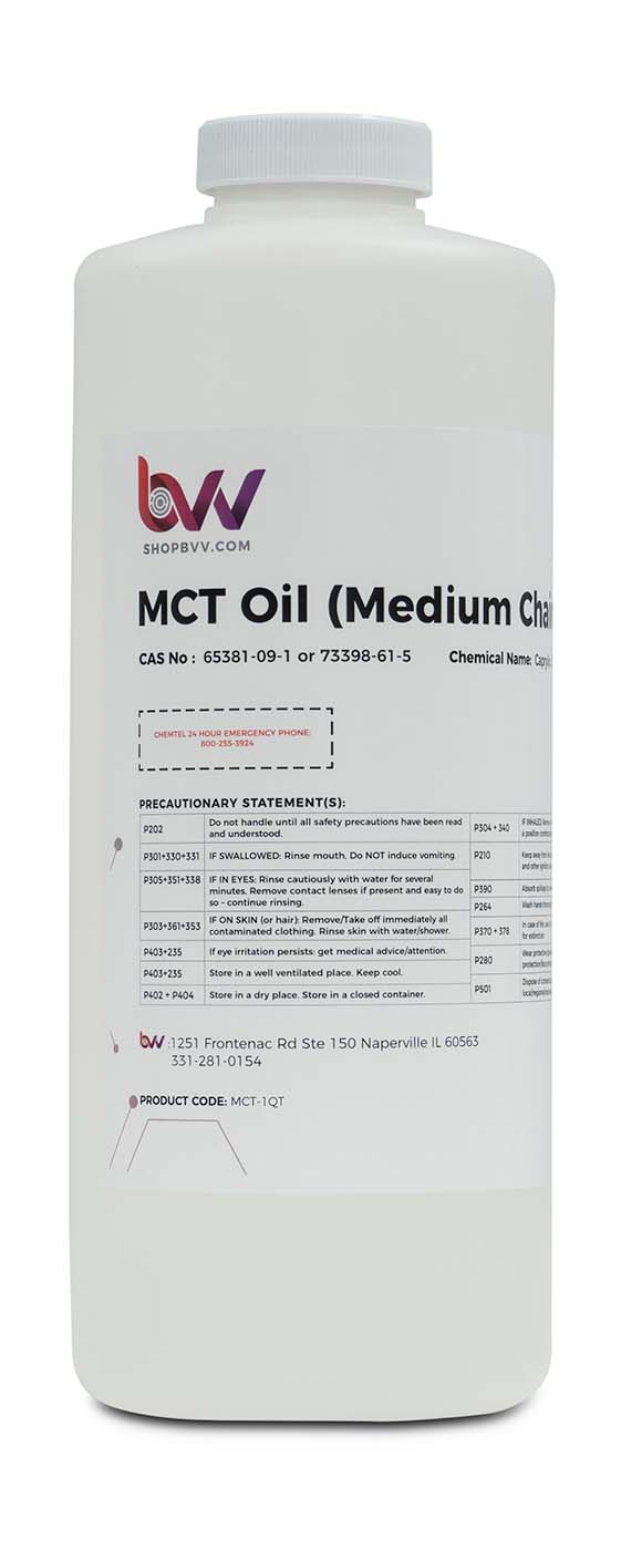 BVV C8/C10 MCT Oil Derived Only From Coconuts (Food Grade)