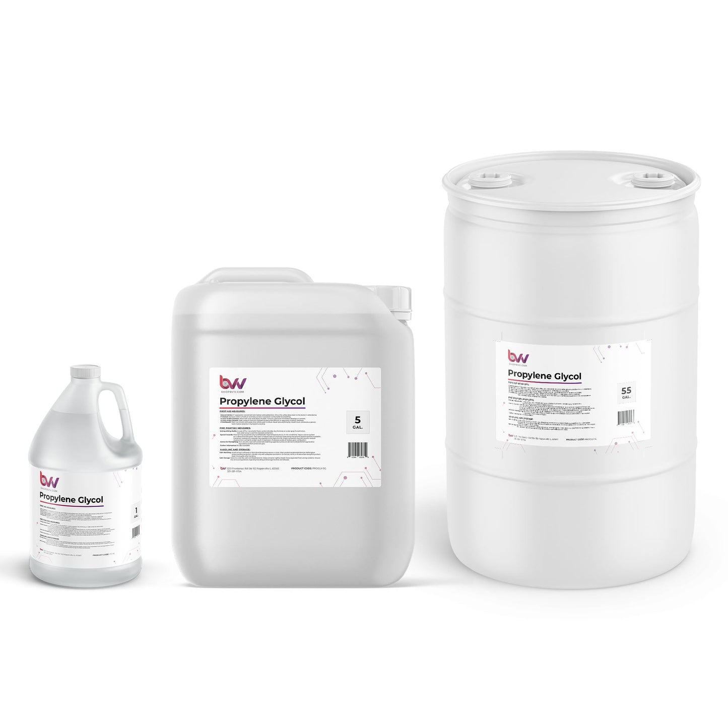 BVV™ Propylene Glycol Tech Grade 100%