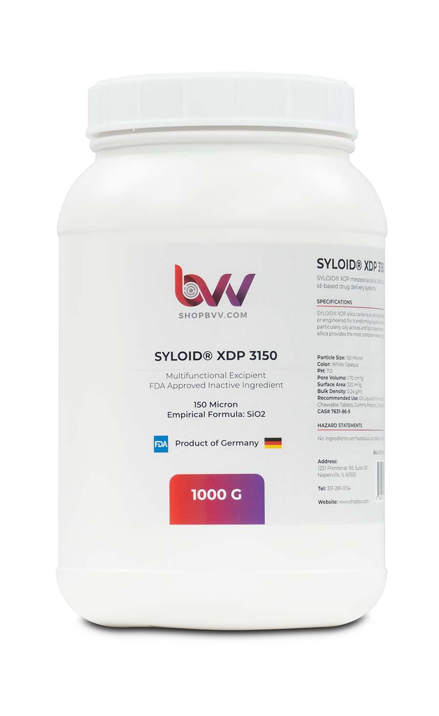 Syloid® XDP 3150 Silica : Turn Distillate to Powder (FDA Approved Ingredient)