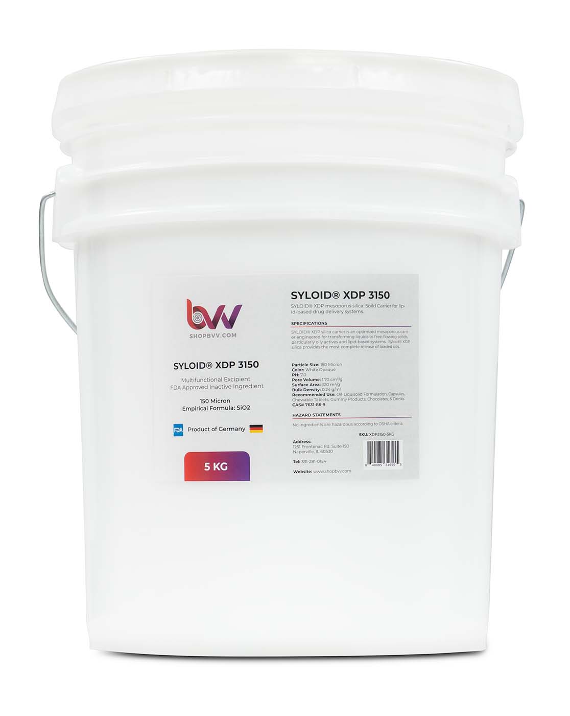 Syloid® XDP 3150 Silica : Turn Distillate to Powder (FDA Approved Ingredient)