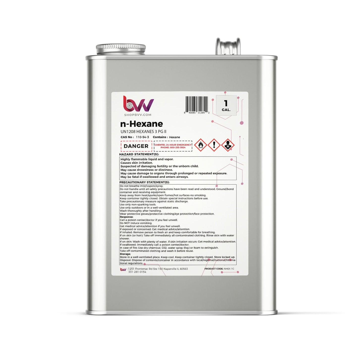 BVV™ ULTRA High Purity Lab Grade N-Hexane 99.5%