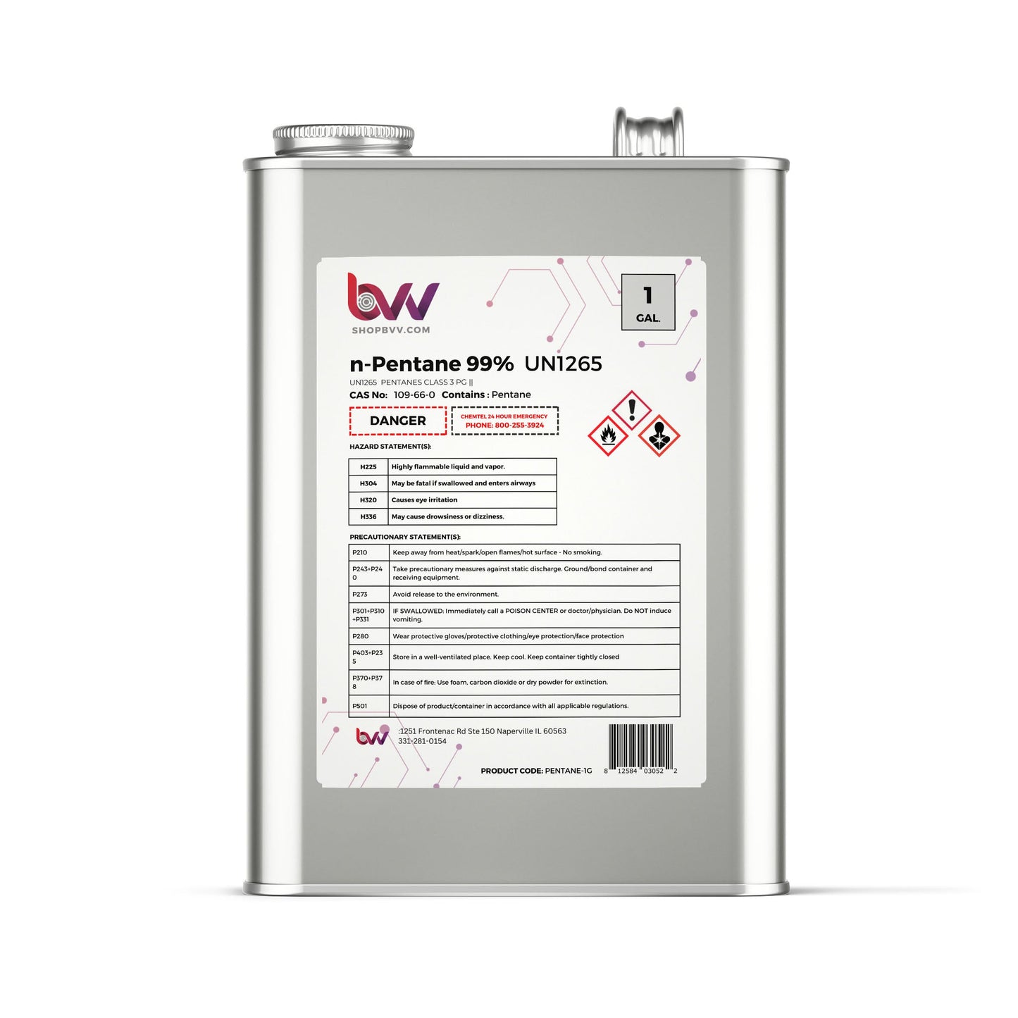 BVV™ High Purity Lab Grade N-Pentane 99%